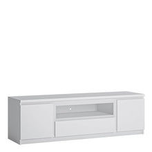 Load image into Gallery viewer, Fribo 2 Door 1 Drawer 166cm Wide TV Cabinet in White
