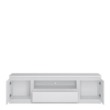 Load image into Gallery viewer, Fribo 2 Door 1 Drawer 166cm Wide TV Cabinet in White
