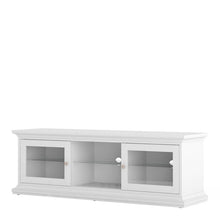 Load image into Gallery viewer, Paris TV Unit Wide 2 Doors 1 Shelf in White
