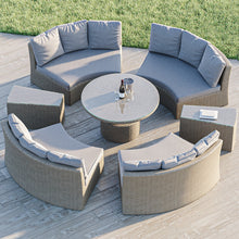 Load image into Gallery viewer, 8 Seater Rattan Modular Circular Dining Sofa Set
