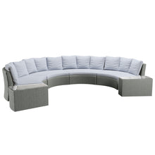 Load image into Gallery viewer, 8 Seater Rattan Modular Circular Dining Sofa Set
