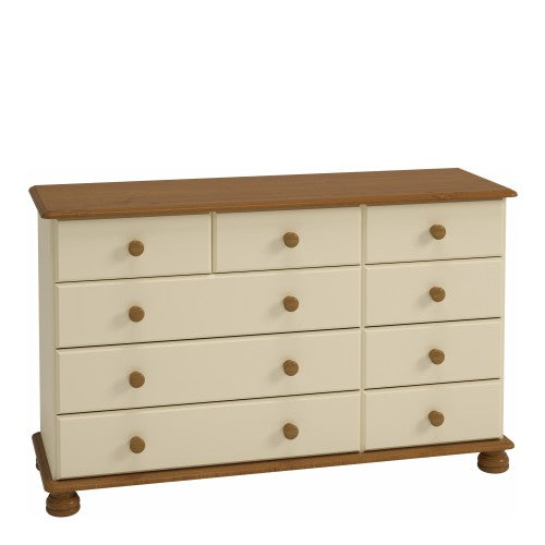 Richmond 2+3+4 Drawers in Cream & Pine