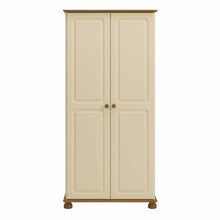 Load image into Gallery viewer, Richmond 2 Door Wardrobe in Cream &amp; Pine
