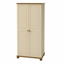 Load image into Gallery viewer, Richmond 2 Door Wardrobe in Cream &amp; Pine
