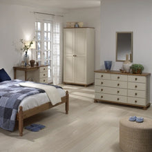 Load image into Gallery viewer, Richmond 2 Door Wardrobe in Cream &amp; Pine
