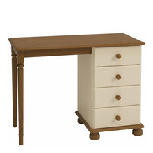 Load image into Gallery viewer, Richmond Dressing Table - Cream &amp; Pine
