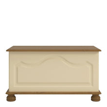 Load image into Gallery viewer, Richmond Ottoman in Cream &amp; Pine
