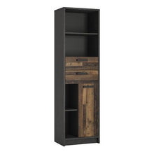 Load image into Gallery viewer, Brooklyn Bookcase in Walnut and Dark Matera Grey
