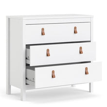 Load image into Gallery viewer, Barcelona Chest 3 drawers in White
