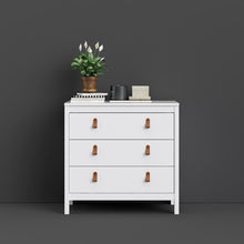 Load image into Gallery viewer, Barcelona Chest 3 drawers in White
