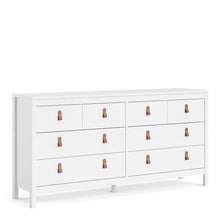 Load image into Gallery viewer, Barcelona Double dresser 4+4 drawers in White
