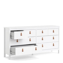 Load image into Gallery viewer, Barcelona Double dresser 4+4 drawers in White
