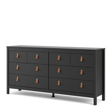 Load image into Gallery viewer, Barcelona Double dresser 4+4 drawers in Matt Black
