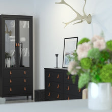 Load image into Gallery viewer, Barcelona Double dresser 4+4 drawers in Matt Black
