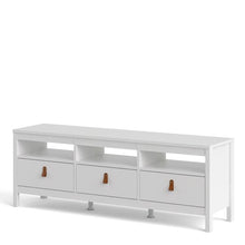 Load image into Gallery viewer, Barcelona TV Unit - 3 Drawers in White
