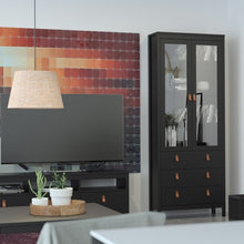 Load image into Gallery viewer, Barcelona TV Unit - 3 Drawers in Matt Black
