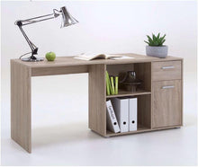 Load image into Gallery viewer, Corinna Corner Flexi Desk - Oak Effect
