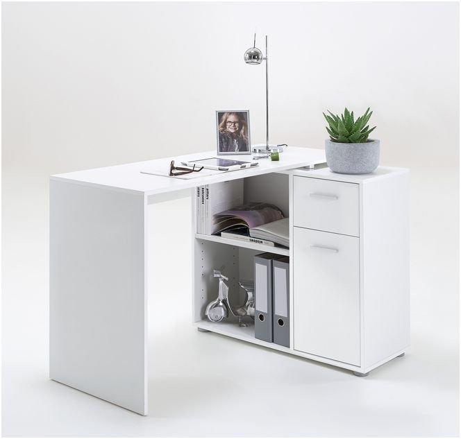 Corinna Corner Flexi Desk - White