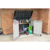 Load image into Gallery viewer, Extra Large Garden Storage Unit/Bin Store 1200 Litre Grey
