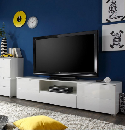 Thira - White High Gloss TV Cabinet