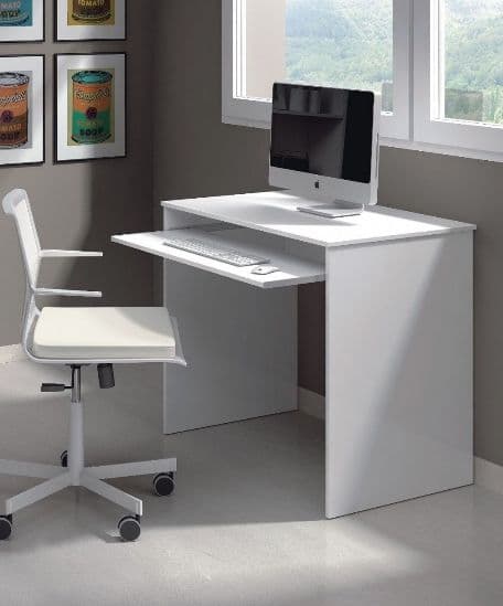 Blanca Small Artic White Desk