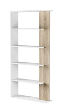 Load image into Gallery viewer, Emila White and Oak Effect Bookcase
