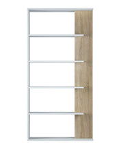 Load image into Gallery viewer, Emila White and Oak Effect Bookcase
