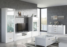 Load image into Gallery viewer, Elsia- White High Gloss TV Unit
