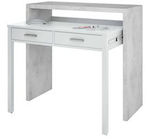 Load image into Gallery viewer, Perugia - Artic Concrete Grey And White Desk/Dressing Table or Console Table
