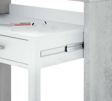 Load image into Gallery viewer, Perugia - Artic Concrete Grey And White Desk/Dressing Table or Console Table
