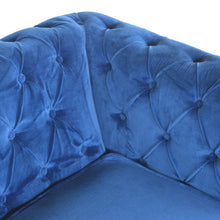 Load image into Gallery viewer, Royal Blue Velvet Chesterfield Sofa
