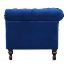 Load image into Gallery viewer, Royal Blue Velvet Chesterfield Sofa
